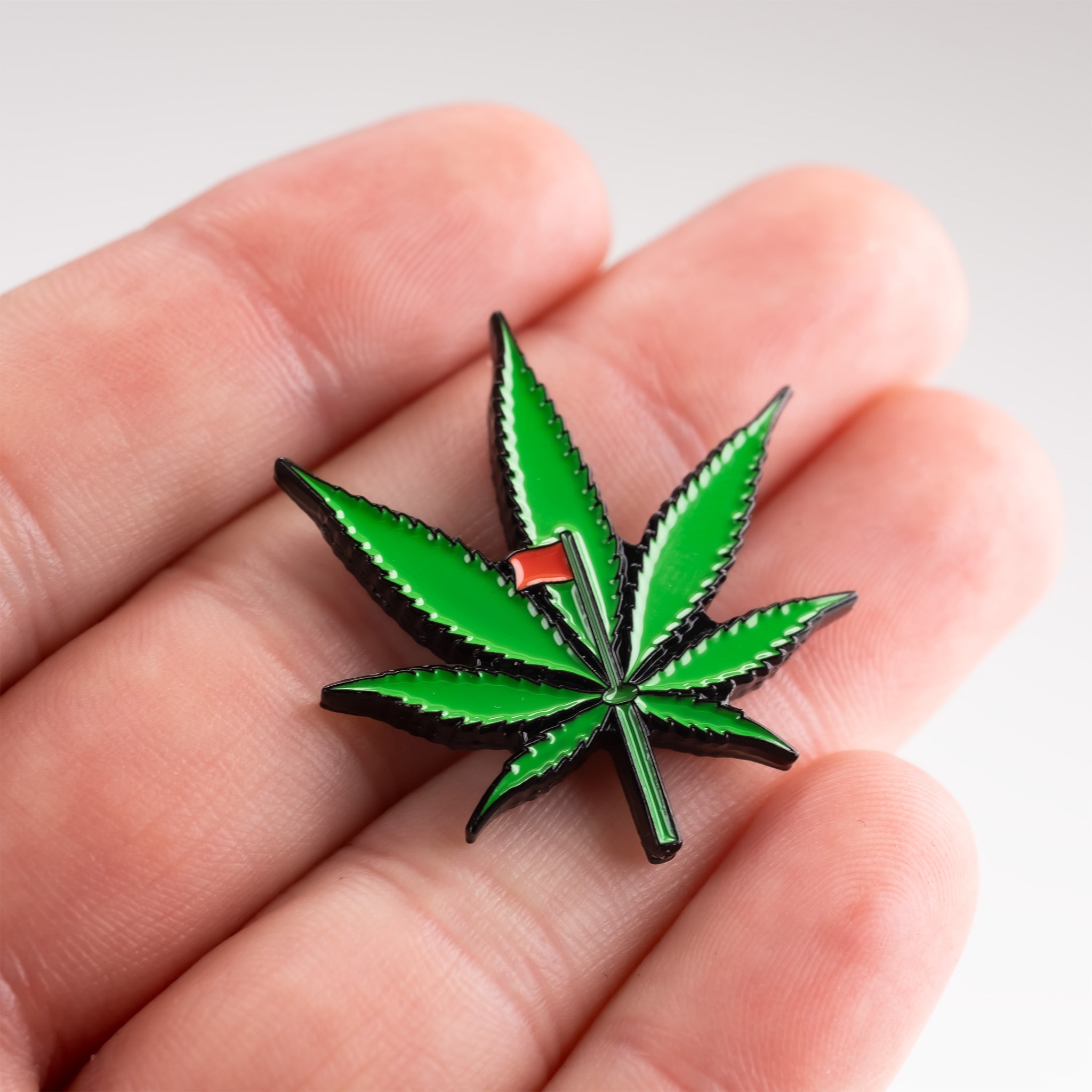 Pot Leaf Golf Ball Marker Accessory