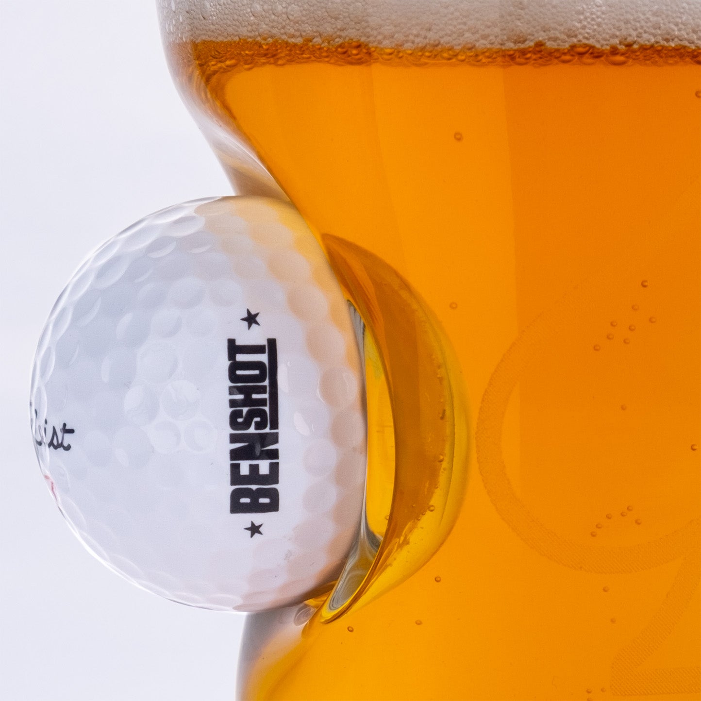 Pins Golf Ball Pint Glass