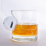 Pins Golf Ball Rock Glass