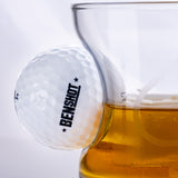 Pins Golf Ball Rock Glass