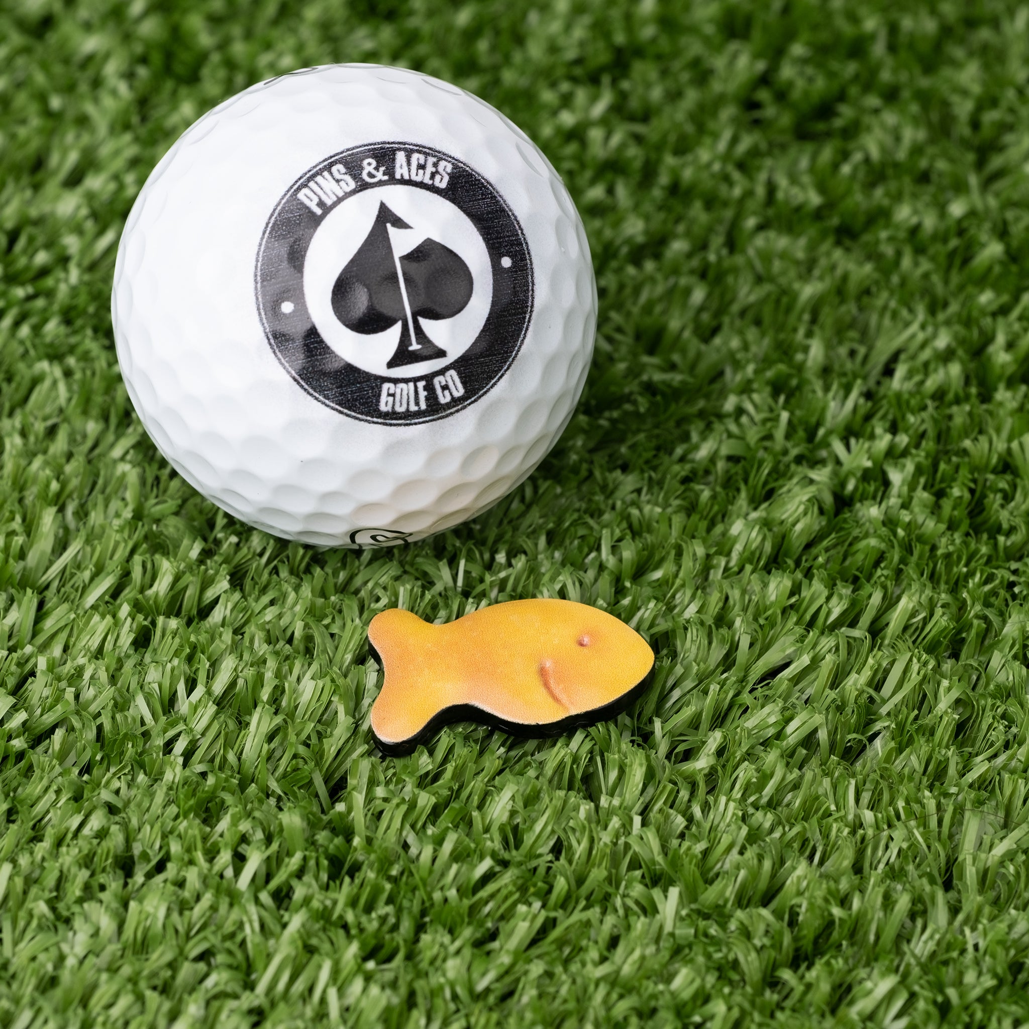 Fish Cracker Golf Ball Marker Accessory