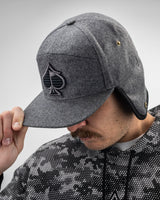 Flapback Fitted Hat - Cozy Grey