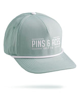 Pins & Aces Logo Snapback - Grey