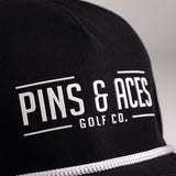 Pins & Aces Snapback - Black