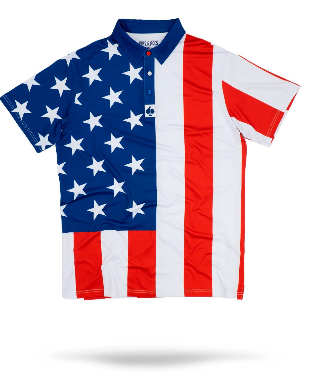 Old Glory Limited Edition 4th of July Men's Golf Polo Athletic